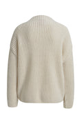 Bild in Galerie laden, KNIT Pullover Rippstrick uni beige
