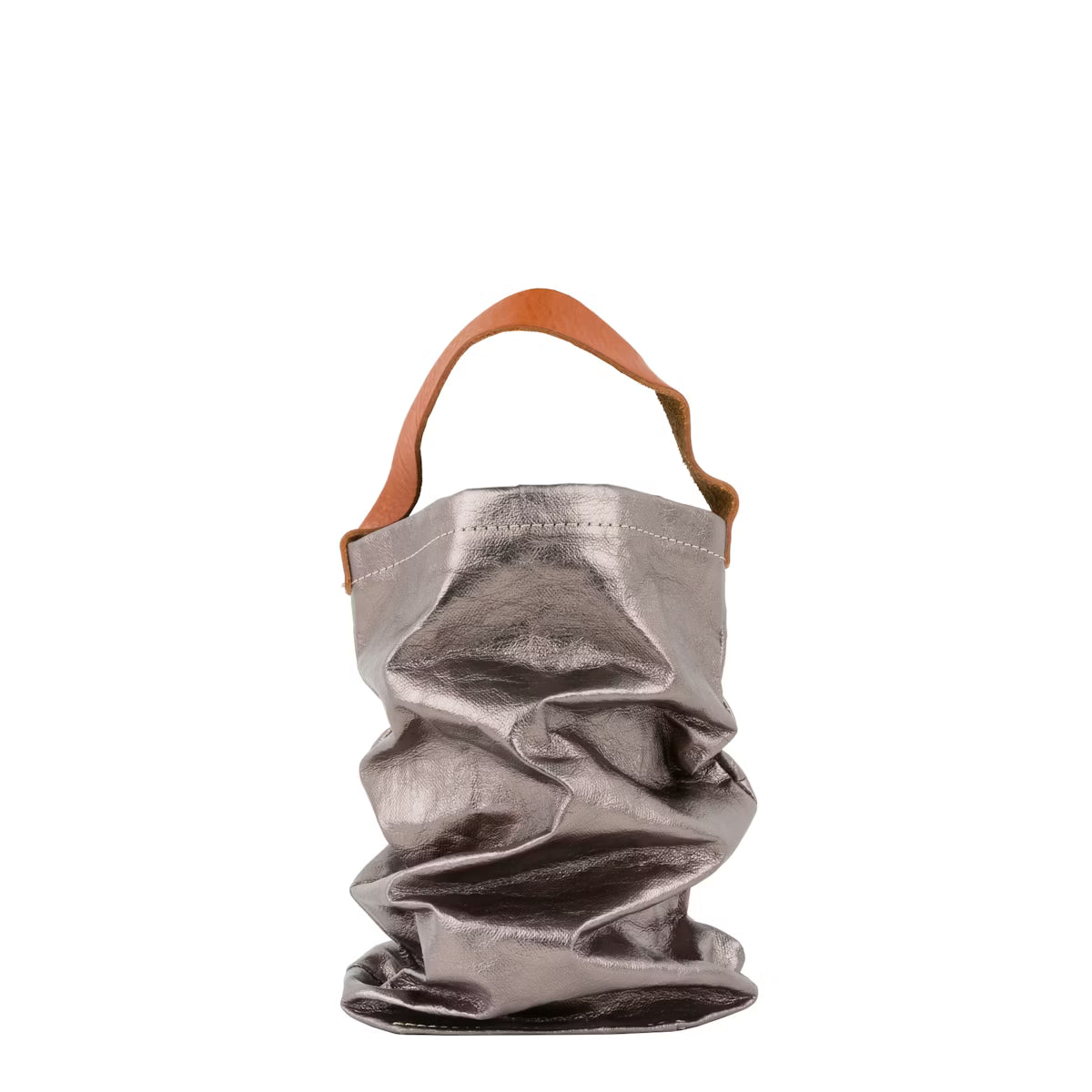 UASHMAMA Wine Bag Metallic – Weintasche mit Ledergriff