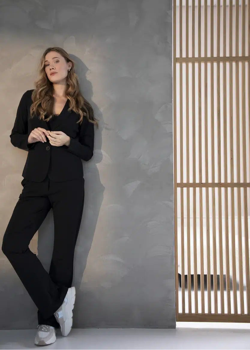 Pantalon évasé PENELOPE TRAVEL - noir