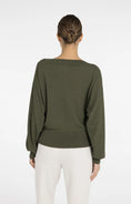 Bild in Galerie laden, YAYA Pullover Strickfrottee mit U-Boot-Ausschnitt