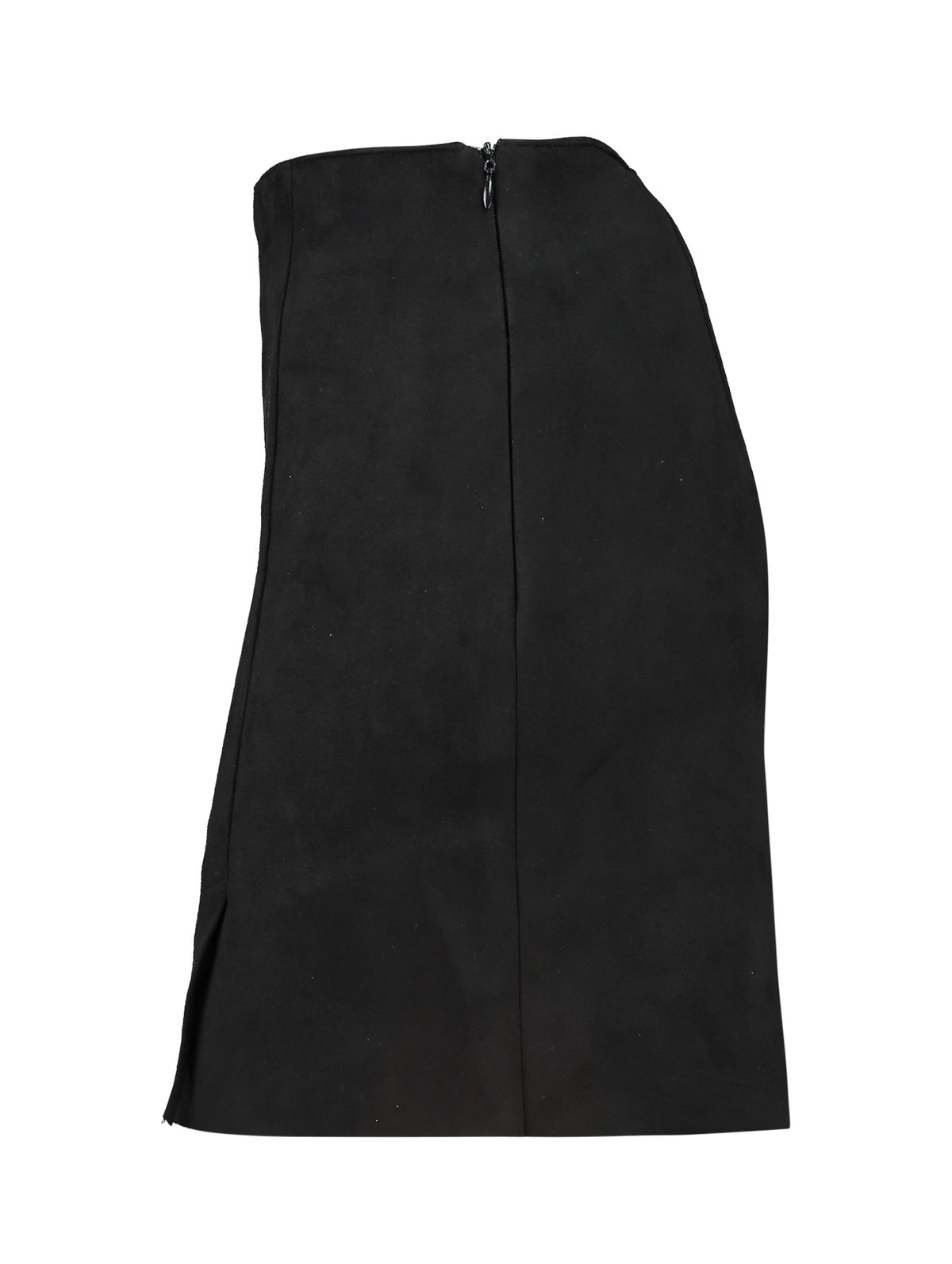 Mini-jupe MIRI aspect daim noir