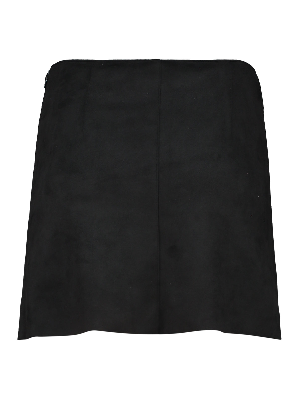 Mini-jupe MIRI aspect daim noir