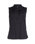 Bild in Galerie laden, Ärmellose Bluse schwarz