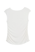 Bild in Galerie laden, ByPias ärmelloses Bambus Shirt ALORA - Weiß