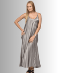 Load image into Gallery viewer, via Milano Maxikleid Satin GRACE