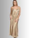 Load image into Gallery viewer, via Milano Maxikleid Satin GRACE