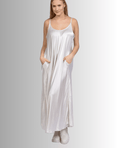 Load image into Gallery viewer, via Milano Maxikleid Satin GRACE