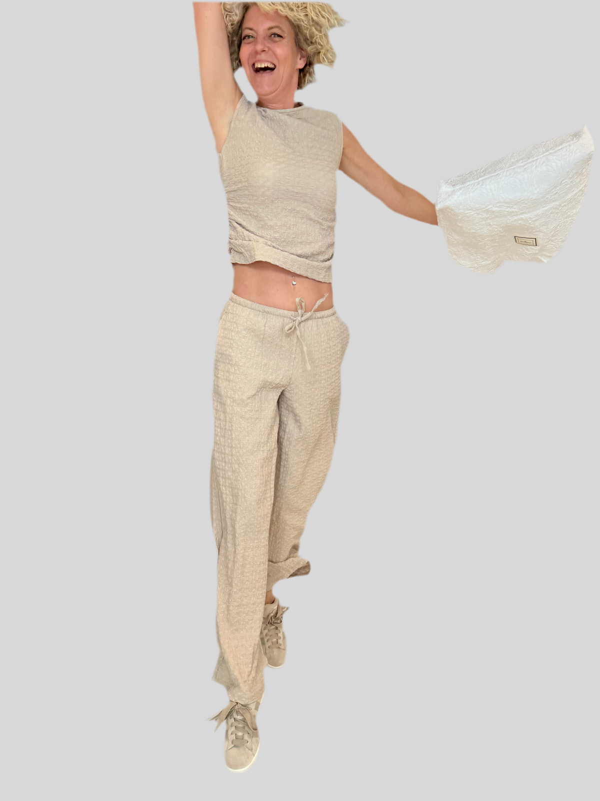 Top senza maniche &CO Woman TAMMA - beige