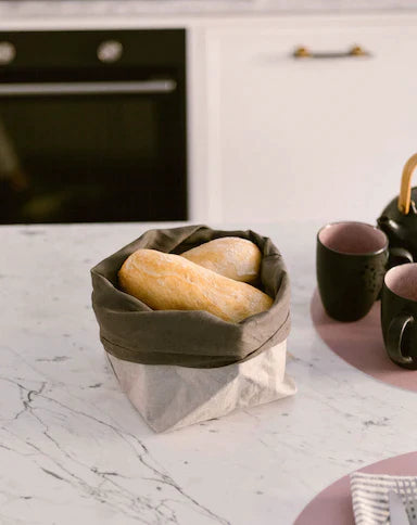 UASHMAMA Bread Basket Porta Pane - Grey