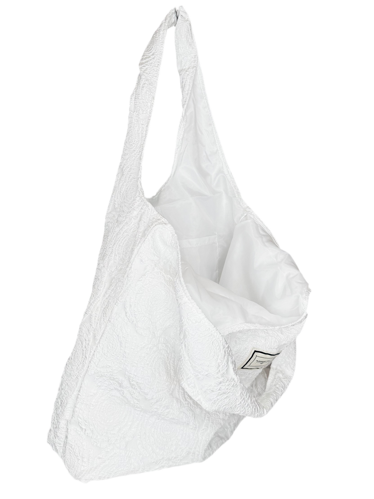 FLOWERS Beach Bag - white