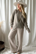 Bild in Galerie laden, FEEL ME - Strickpullover taupe