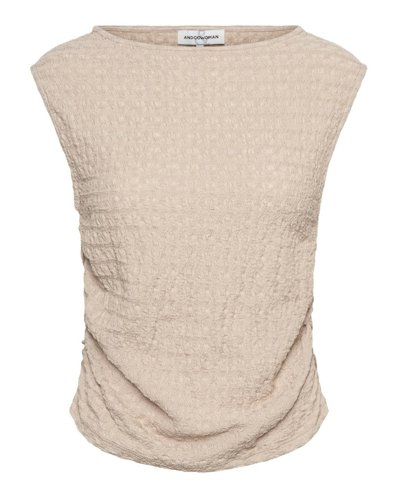 &CO Woman TAMMA ärmelloses Top - beige