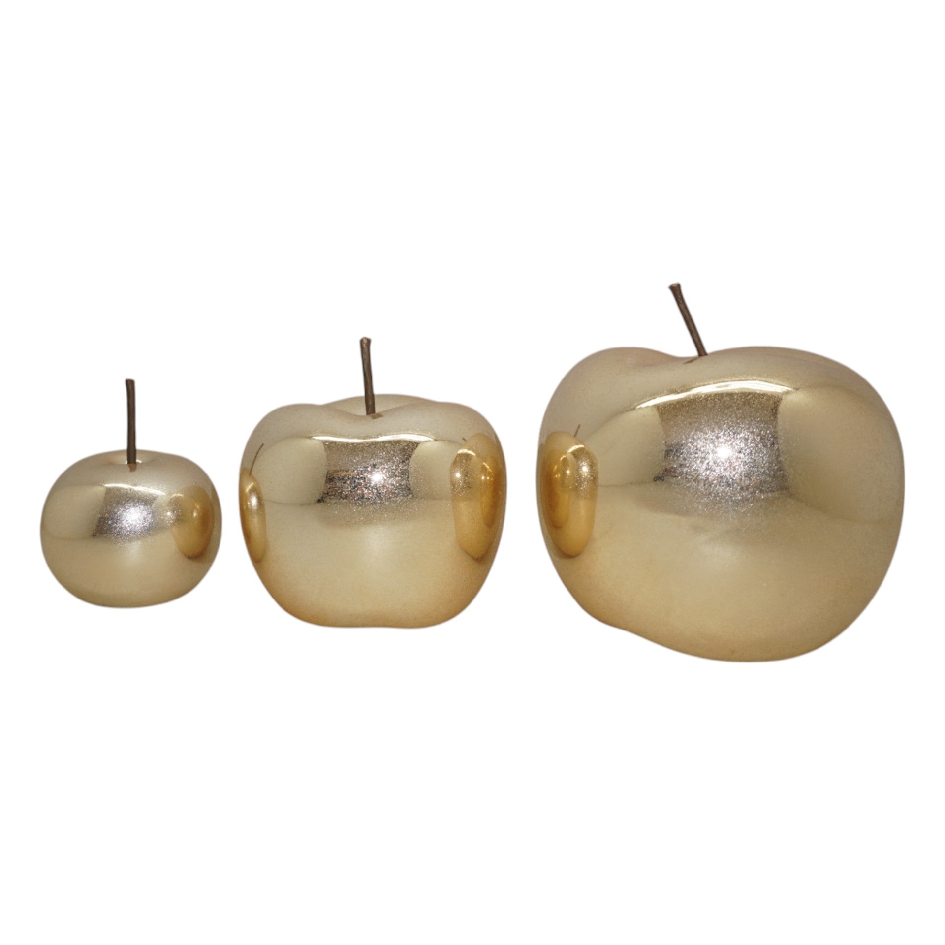 Deko-Apfel GOLD glänzend hier kaufen – Ein Stück vom Glück