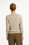 Bild in Galerie laden, YAYA Feinstrickpullover mit Kaschmir & U-Boot-Ausschnitt