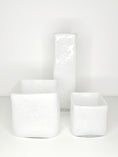 Load image into Gallery viewer, SQUARE Vase - 16x16 cm - weiss