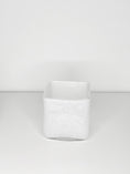 Load image into Gallery viewer, SQUARE Vase Glas Deko - weiss