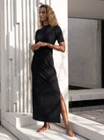 Bild in Galerie laden, Maxikleid ELBOW SLEEVE