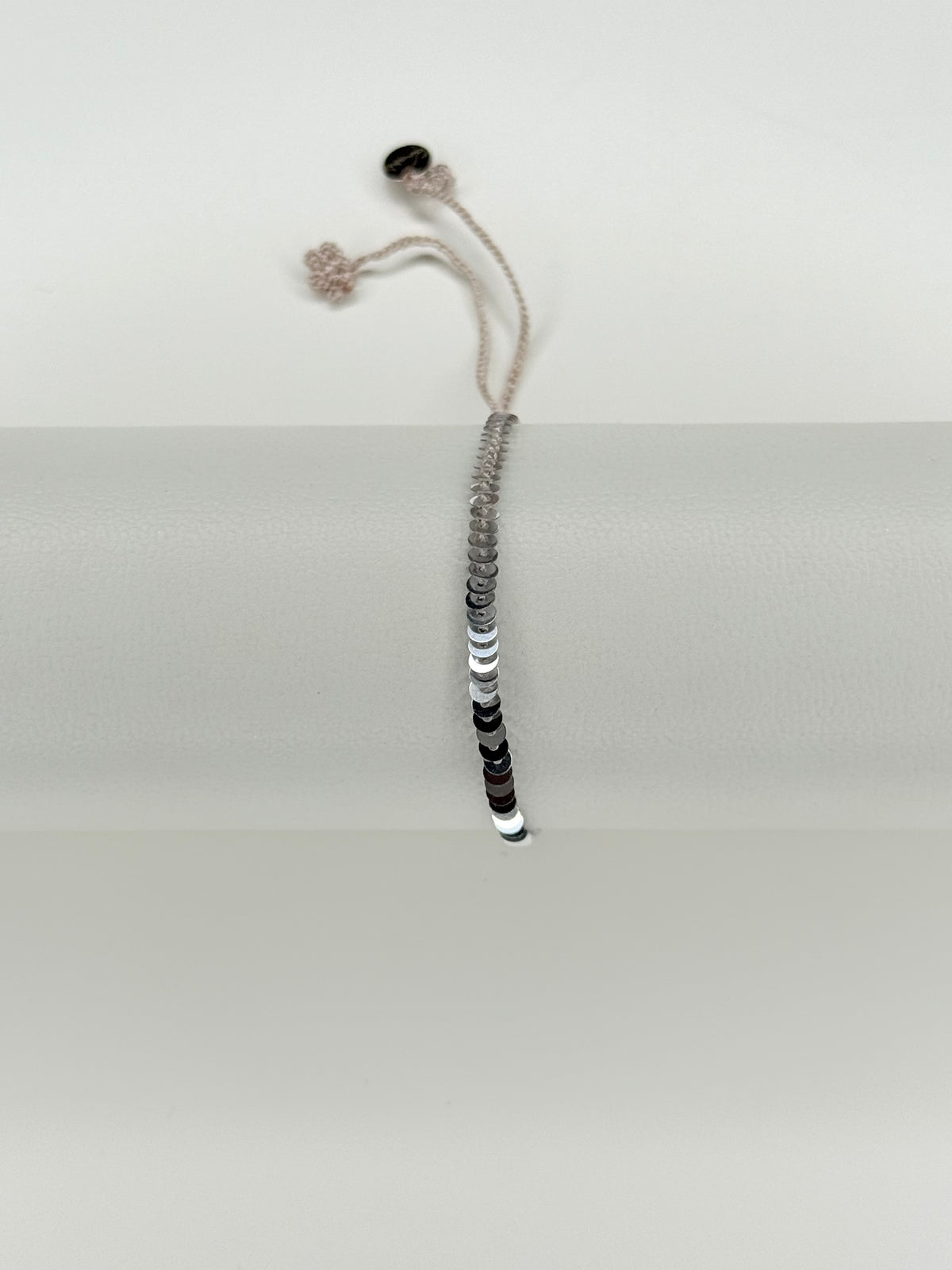PAM bracciale fine all’uncinetto con paillettes