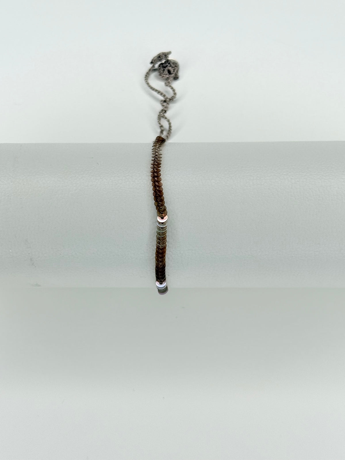 PAM bracciale fine all’uncinetto con paillettes