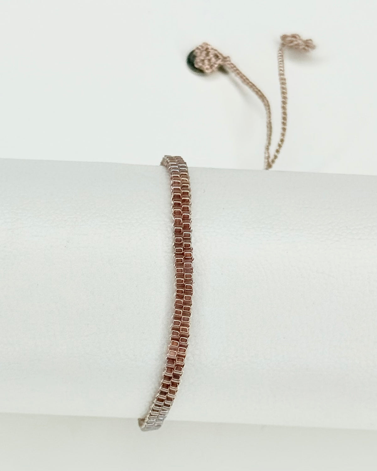 MAELYS exclusive - Tecnica Peyote - Braccialetto - sabbia metallizzato