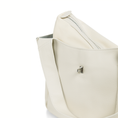 Bild in Galerie laden, YAYA Leder Shopper mit Drehverschluss - Beige