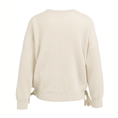 Load image into Gallery viewer, YAYA Strickpullover mit Bindedetails - Beige