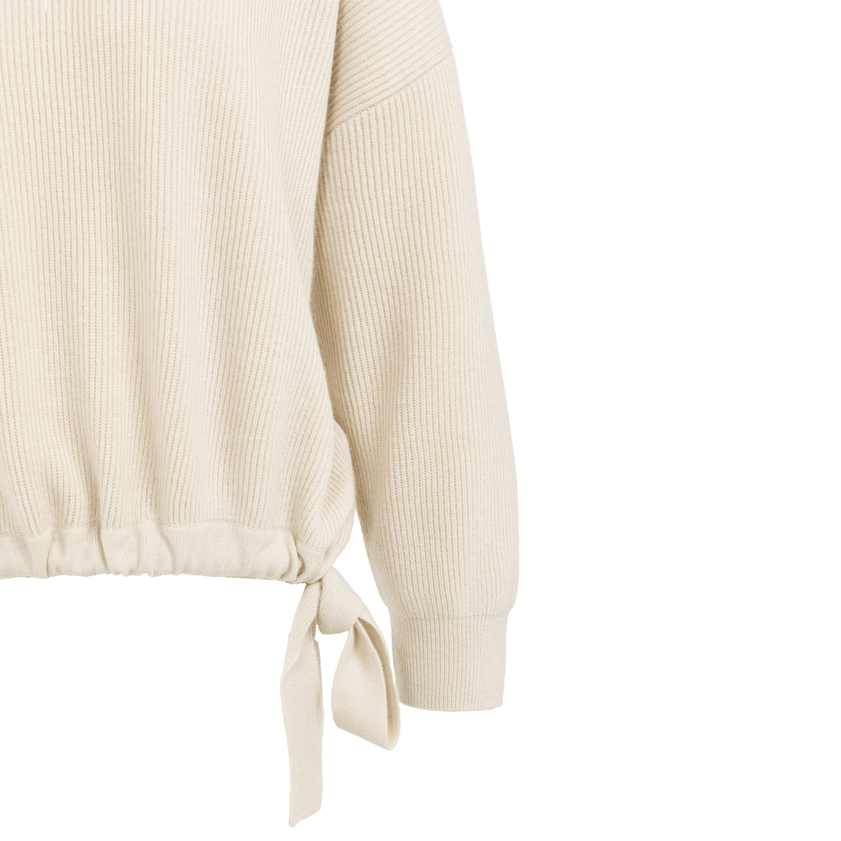 Maglione YAYA con dettagli annodati - Beige