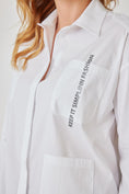 Bild in Galerie laden, ANCORA Moda - Bluse mit 4 Taschen - weiß