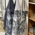 Bild in Galerie laden, Geschirrtuch Leinen "Wolf"