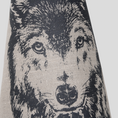 Bild in Galerie laden, Geschirrtuch Set - 2 Leinentücher "Wolf/Wald"