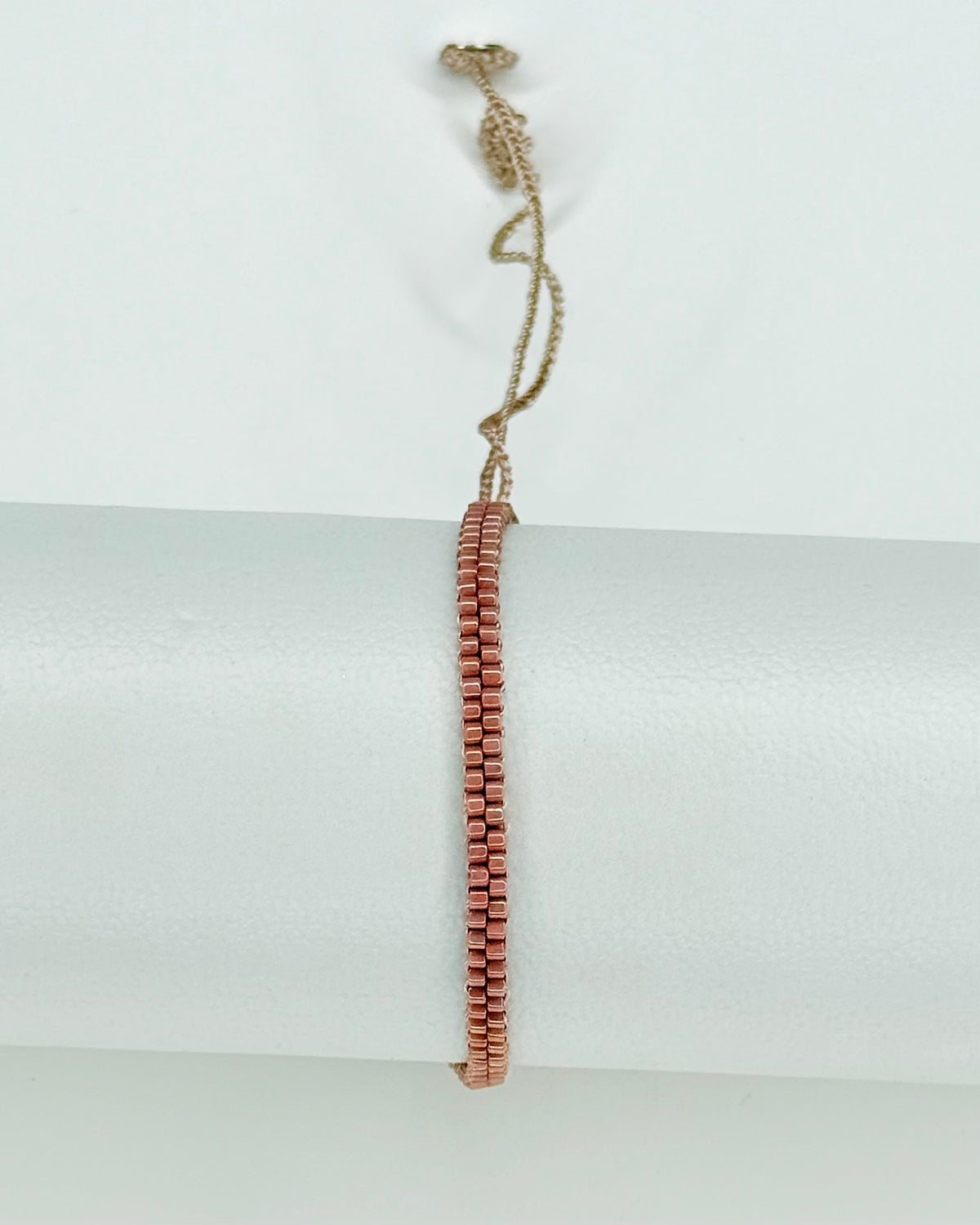 Puderfarbene Perlen Armband