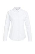 Bild in Galerie laden, YAYA Taillierte Basic Bluse mit Blindknopfverschluss – Weiß