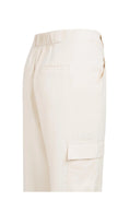 Charger l'image dans la visionneuse de la galerie, Pantalon cargo à jambe droite et plis à la taille – Beige