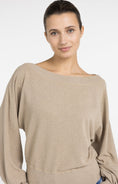 Bild in Galerie laden, YAYA Pullover Strickfrottee mit U-Boot-Ausschnitt