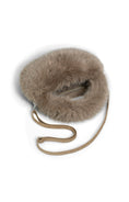 Charger l'image dans la galerie, Kleine Handtasche aus Fellimitat – Taupe