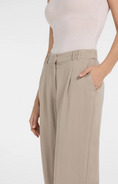 Bild in Galerie laden, YAYA Bundfaltenhose mit weitem Bein L32 – Schlamm