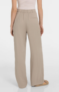 Bild in Galerie laden, YAYA Bundfaltenhose mit weitem Bein L32 – Schlamm