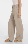 Bild in Galerie laden, YAYA Bundfaltenhose mit weitem Bein L32 – Schlamm