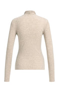 Charger l'image dans la galerie, Rollkragenshirt aus Jersey – Beige meliert