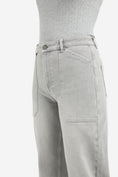 Bild in Galerie laden, YAYA Barrel-Jeans mit weitem Bein - Grau