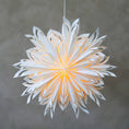 Bild in Galerie laden, Vintage Papierstern B21/D50 cm mit Beleuchtung