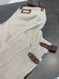 Load image into Gallery viewer, High quality cooking apron with leather straps and pockets