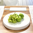 Load image into Gallery viewer, Tray / fruit bowl ALLY in white D35 x H4 cm