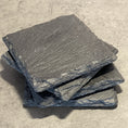 Load image into Gallery viewer, Slate plates 10x10 cm - 4 pieces