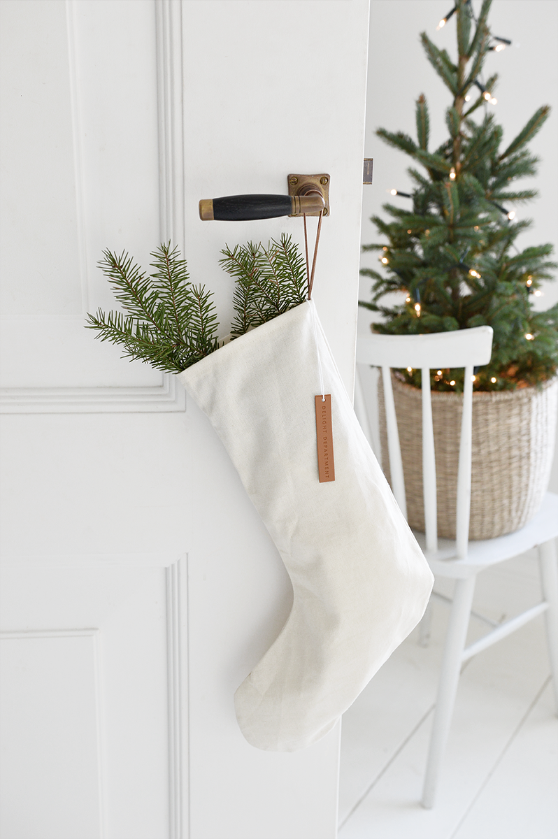 Santa Claus stocking - pure cotton