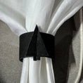 Bild in Galerie laden, Serviettenringe 4 Stück je Motiv Schwarz