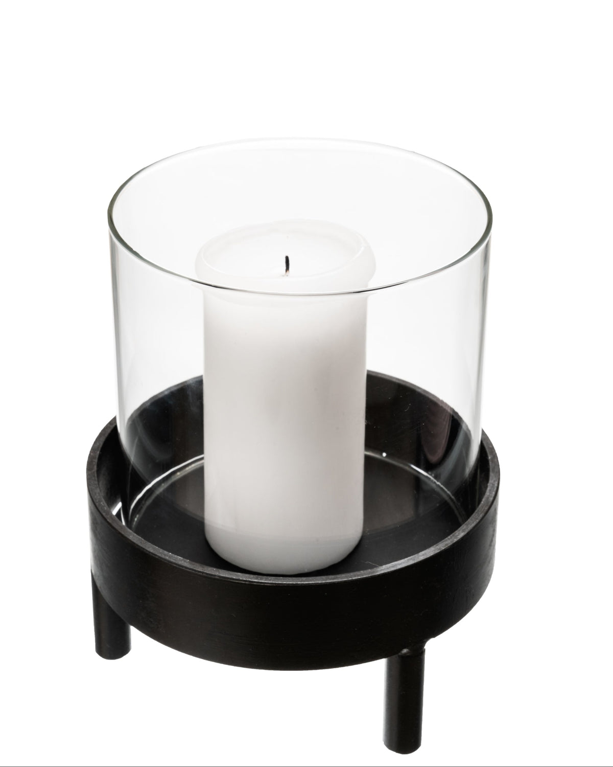 Kerzenhalter mit Glaszylinder Living by Heart
