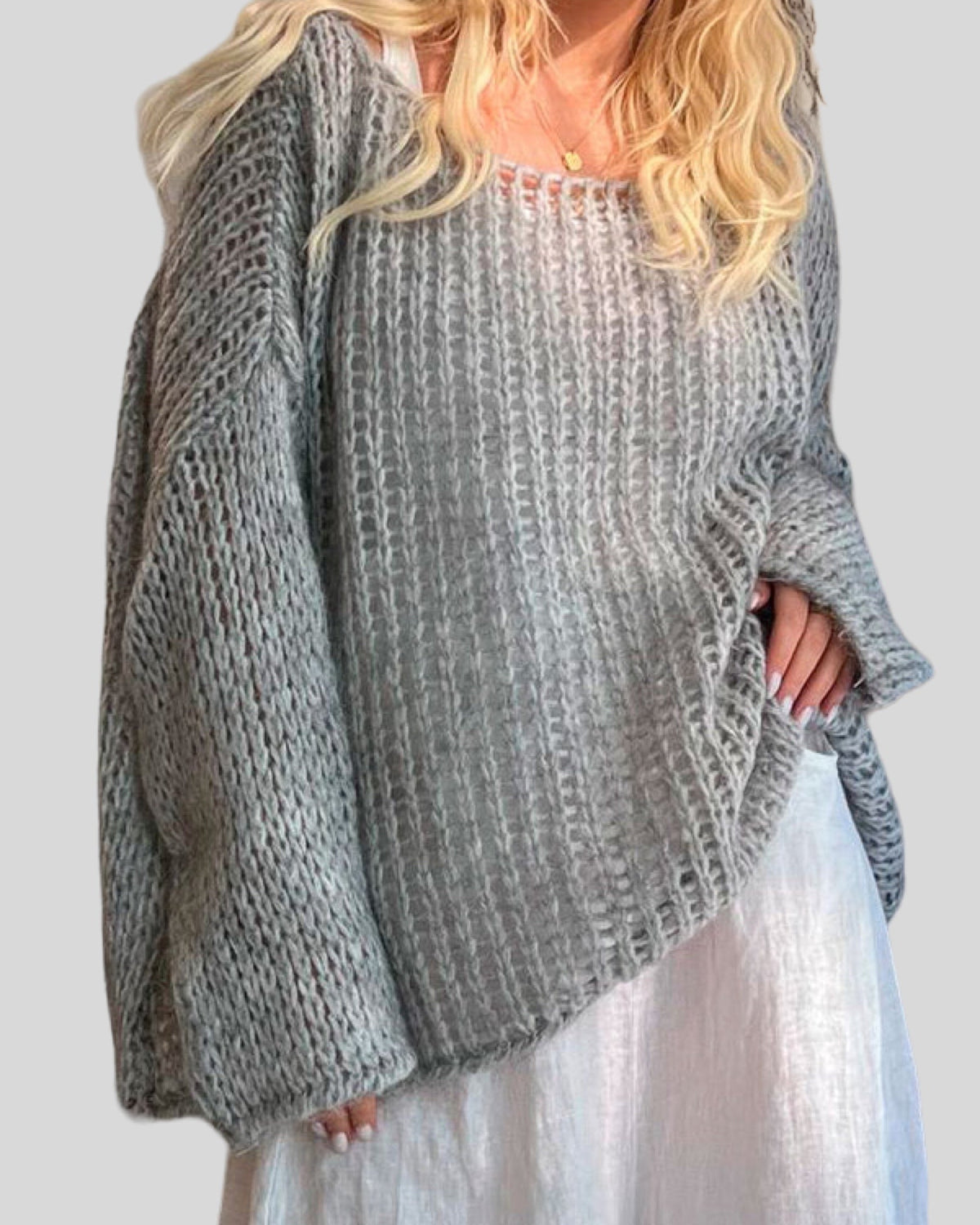 Strickpullover - Grobstrick und Oversize