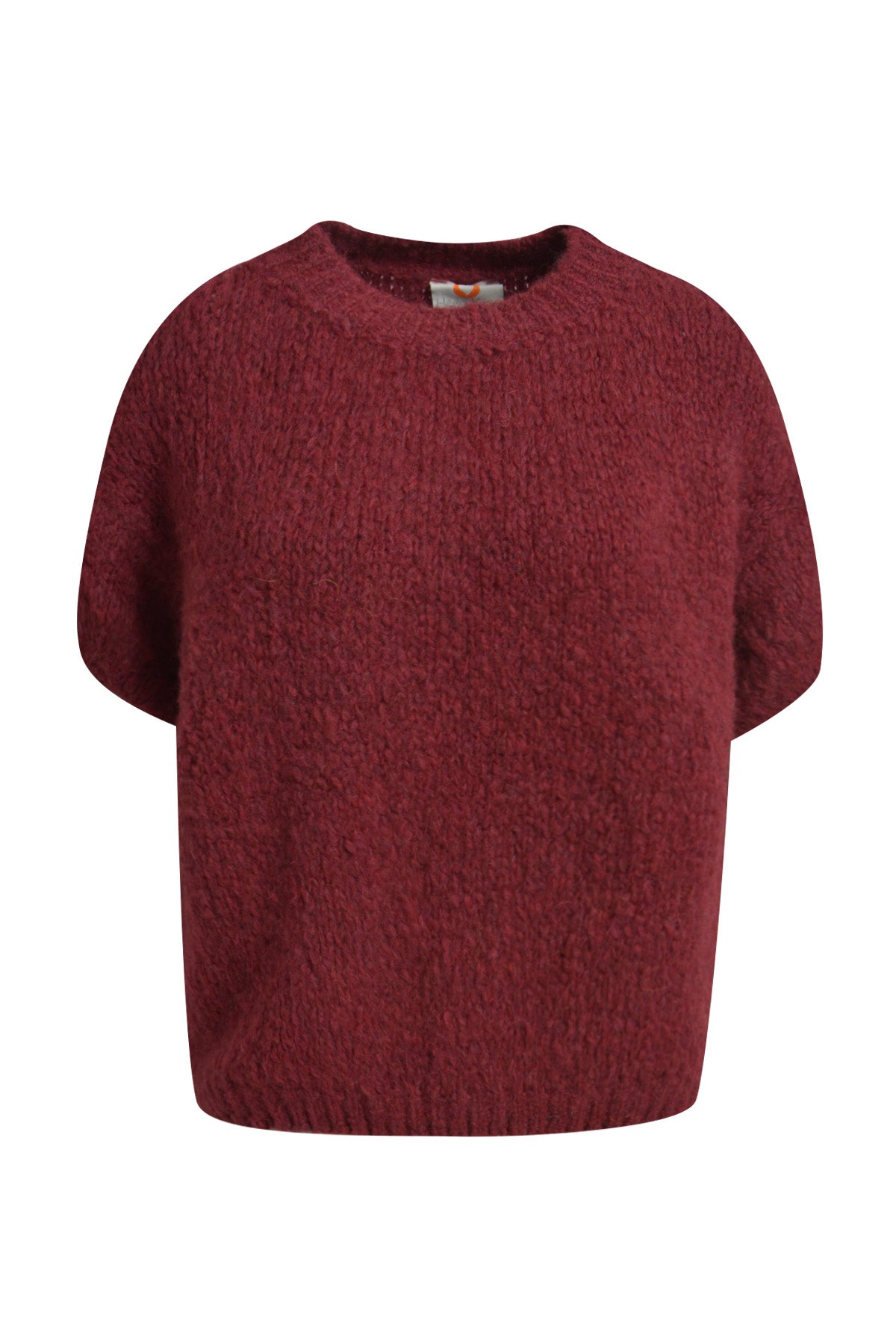 ALESSA - Kurzarm Strickpullover