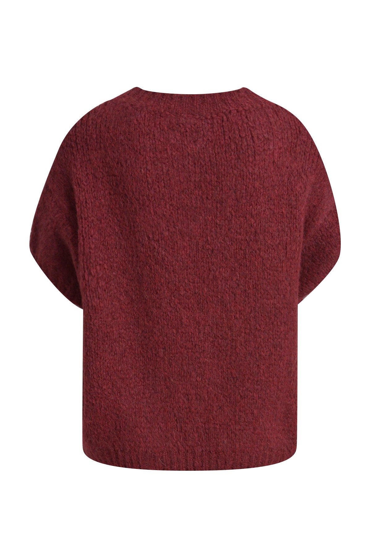 ALESSA - Kurzarm Strickpullover